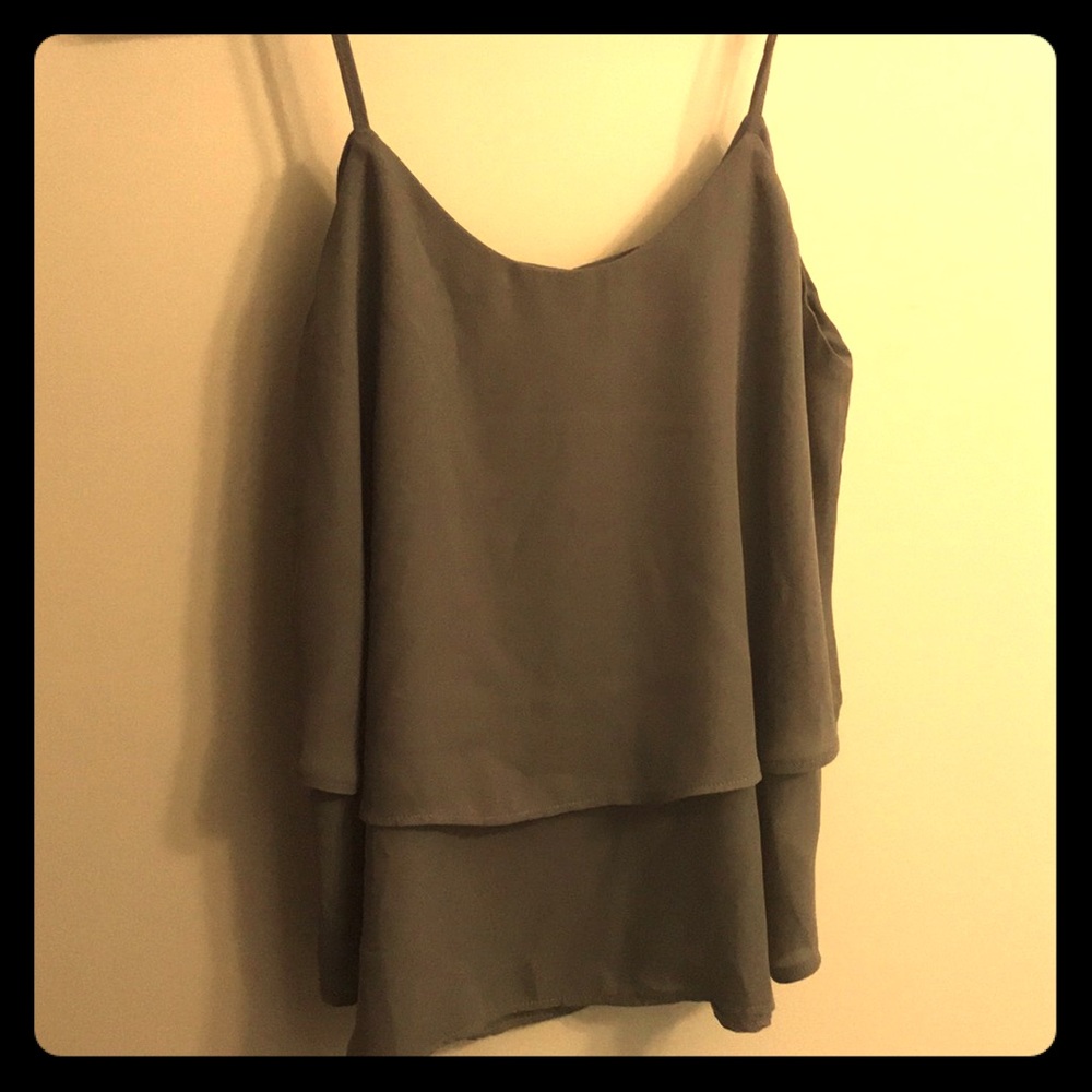 Grey crop top